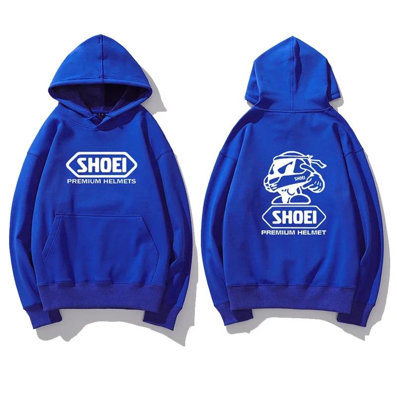 Warm Hoodie, Helmet, Printed Hoodie, Motorcycle Culture Pullover, Men's Clothing, Casual Long Sleeved, Autumn and Winter On