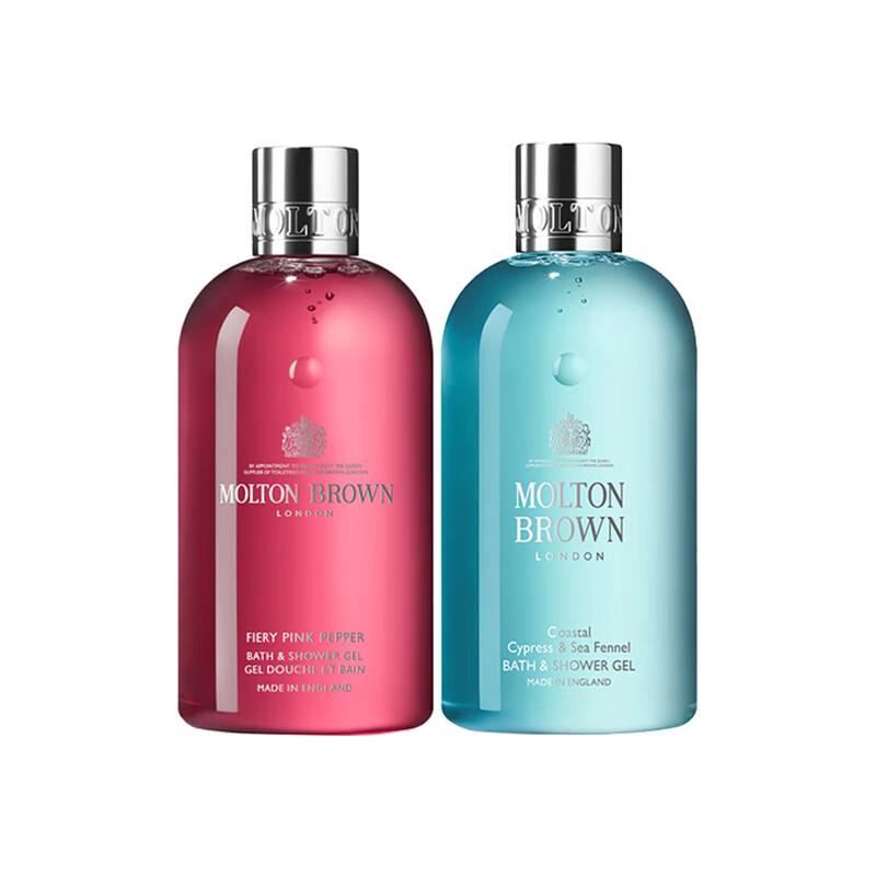 

Molton Brown Fiery Pink Pepper & Coastal Cypress Shower Gel Duo