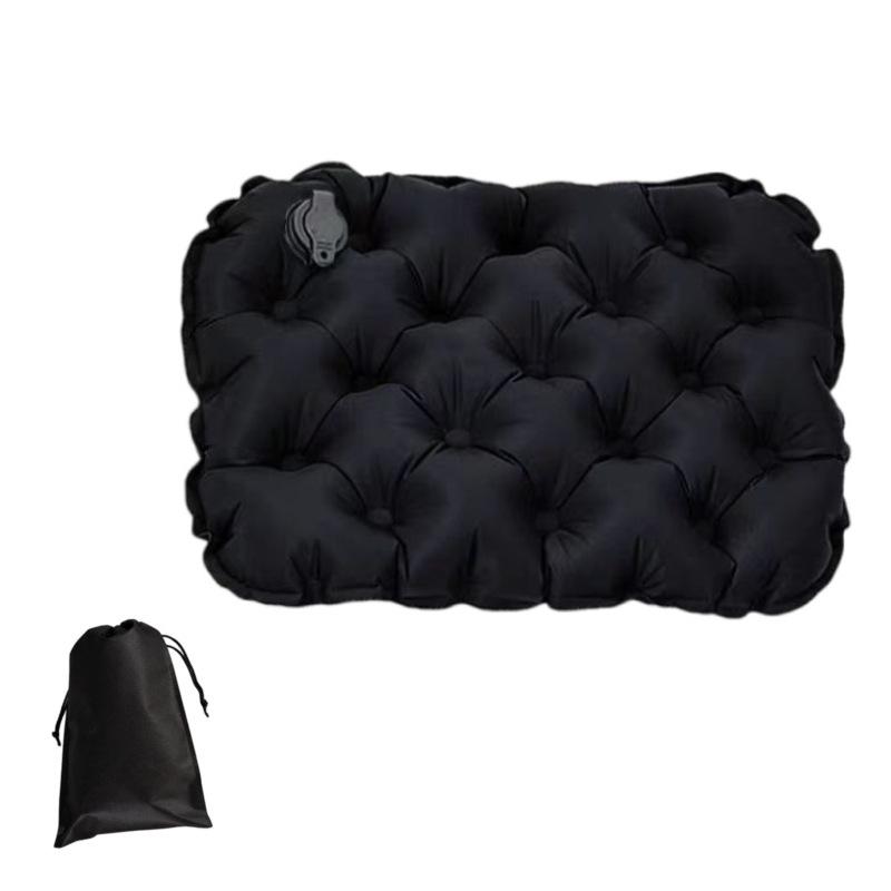 Portable Lightweight Inflatable Outdoor Camping Seat Cushion - Moisture-Proof for Hiking, Concerts, and Outings