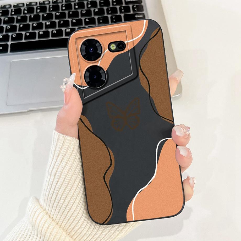 For Tecno Pova 5 Pro 5G Funda Soft Silicon Capa Moon Night Artistic Printed Fundas On Tecno LH8n Back Cover Camera Protection