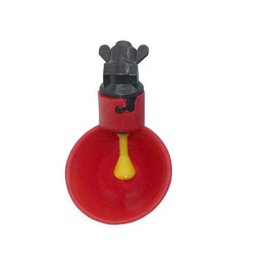 

1 Pcs Chicken Drinking Cup Automatic Drinker Chicken Feeder Plastic Poultry Water Drinking Cups Easy Installation With Screws червоний