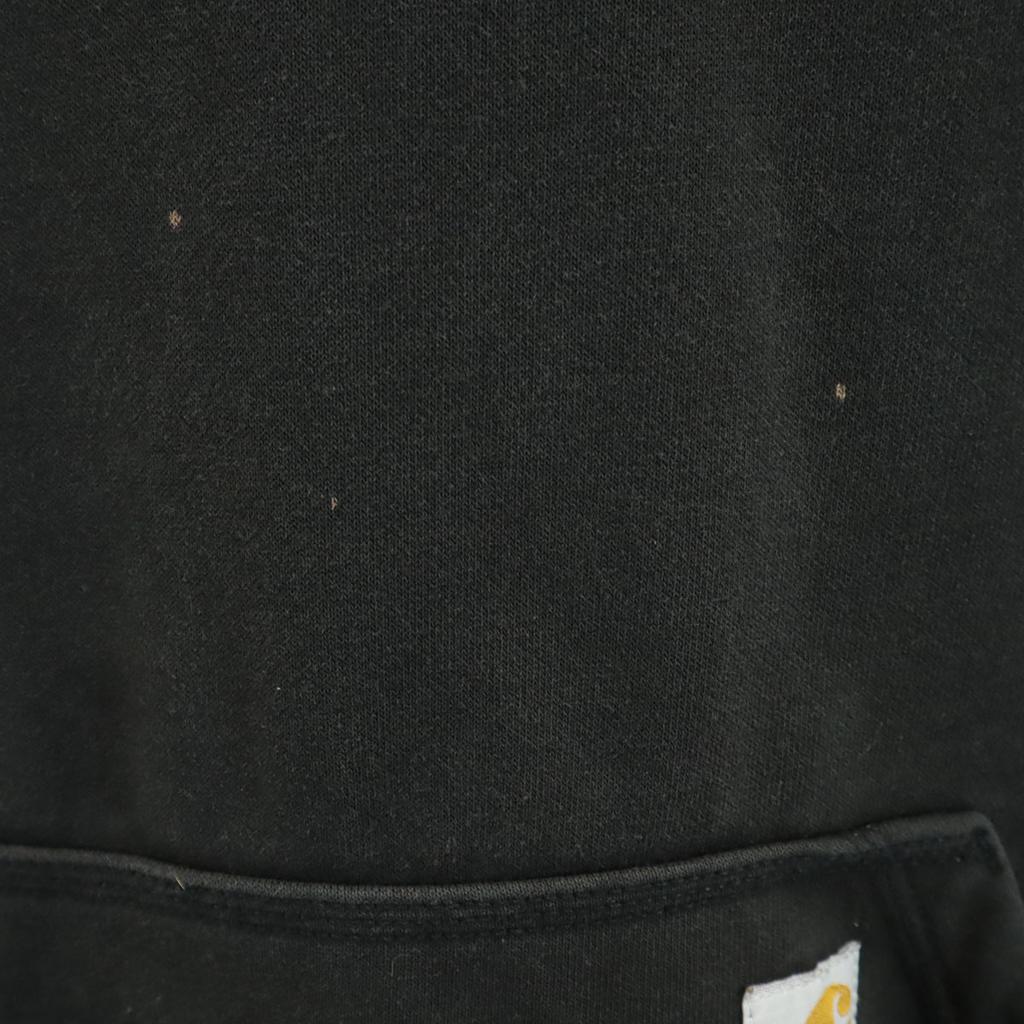 carhartt Long Sleeve Sweatshirts XL Black TS0615-M Fleece-lined Men's Used