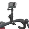 Motorcycle Bike Cam Handlebar Holder for Insta 360 X2 X3 X4 Go Pro 12 11 10 DJI Action Camera 360 Rotating Bracket Accessories