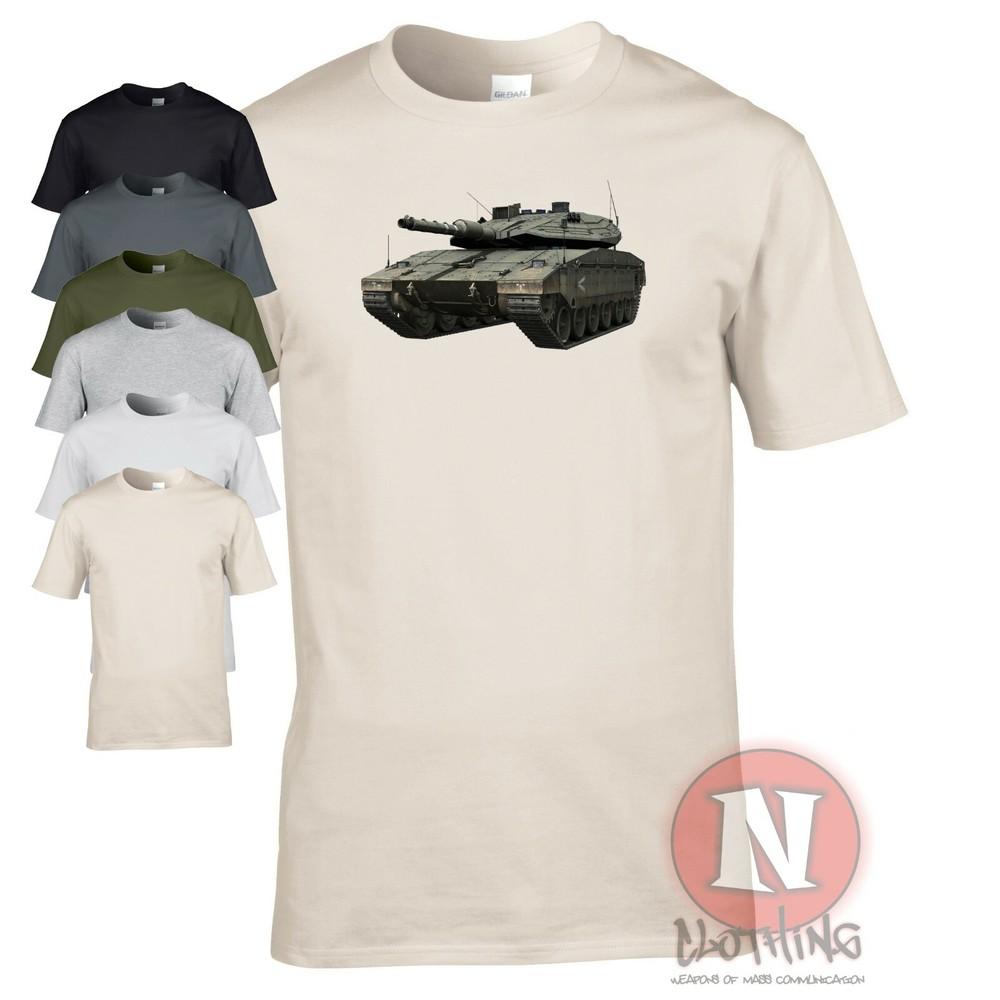 Merkava MBT Tank Modern Military Armour T-shirt Tanks