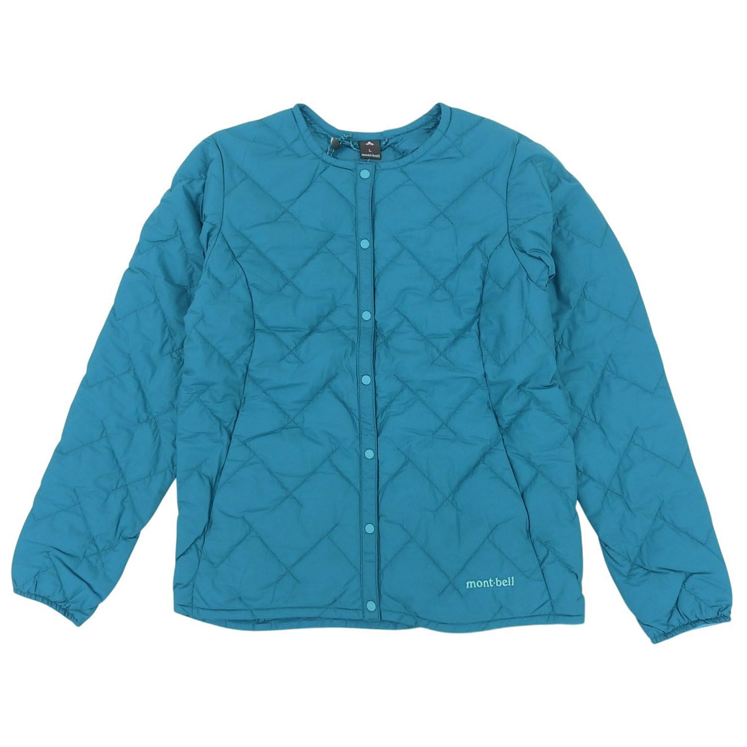 

montbell superior down round neck jacket women s down jacket nylon 1101667 turquoise/l бирюзовый