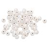 100 штук жемчужно-белые деревянные бусины-разделители для изготовления ювелирных изделий 8 мм