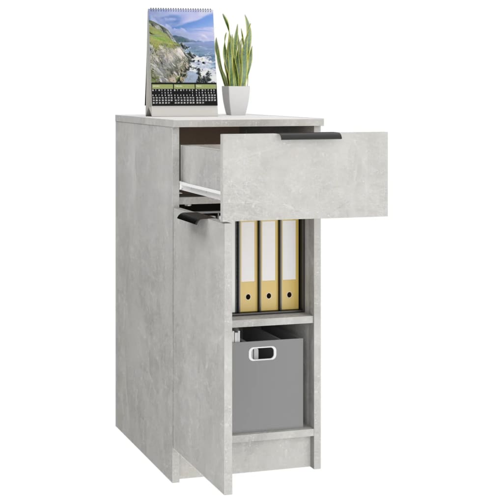 Office Cabinet Concrete Grey 33.5 x 50 x 75 cm Particleboard