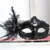 Tanzparty Diamant Venezianische Maske Feder Blume Hochzeit Karneval Leistung Kostüm Sexy Lady Maske Maskerade Weihnachten