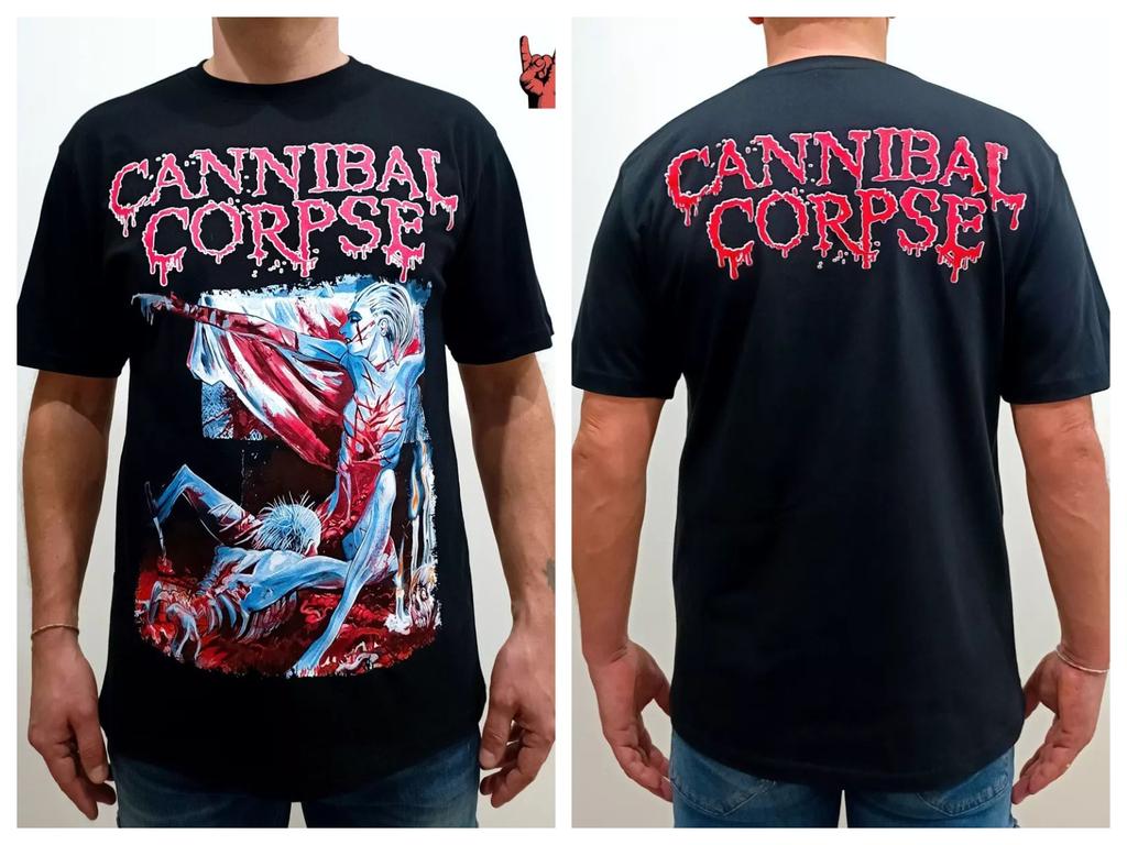 Cannibal Corpse Short-sleeved Printed Crew Neck Retro Cotton T-shirt Summer Breathable Hip Pop T-shirt Top Y2K Hip Pop Unisex