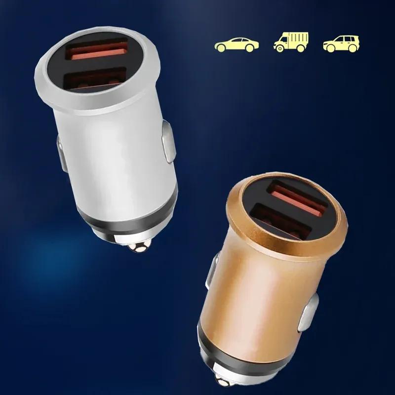 1pc Universal Car 2.4A Charger Plug Car Multifunctional Dual Port Charger Car Large Capacity Charger Auto Interior Accessories