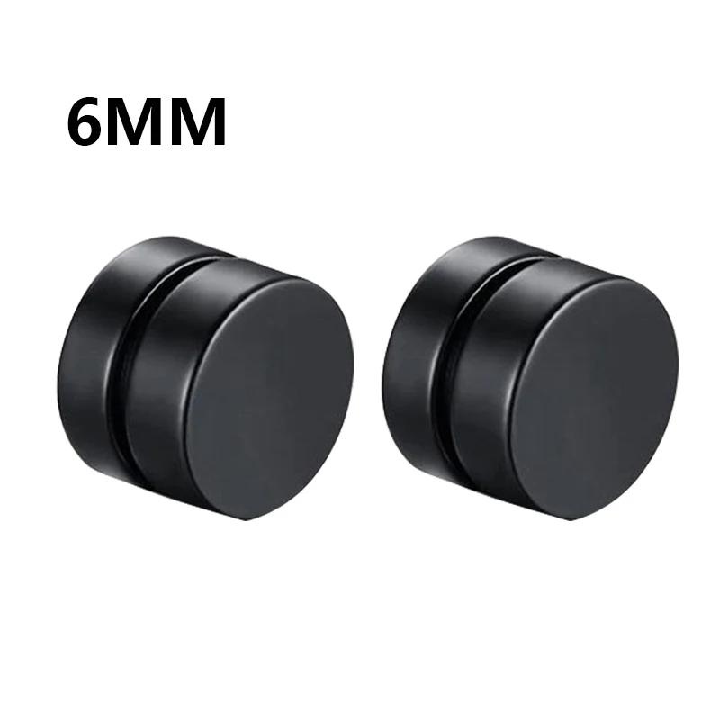 Kristallen Sterke Magnetische Oorclip Oorbellen voor Mannen en Vrouwen Punk Ronde Zirkonia Magneet Oorbellen Niet Gepiercete Sieraden