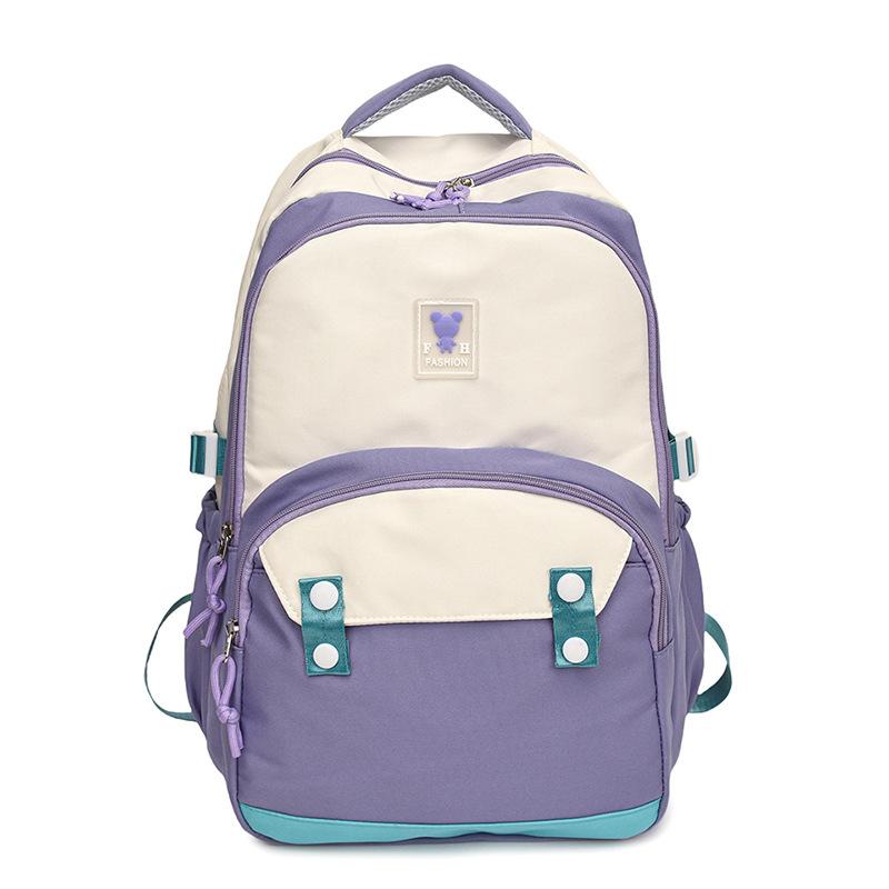 Schoolbag New Schoolbag for Primary School Students To College Students To Reduce the Burden of Spine Protection with Ultra-lightweight Large-capacity