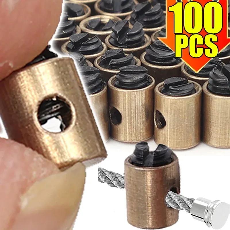100~10pcs Off-road Motorcycle Throttle Cable Stop Bolt Cable Stop Bolt Pin for 50CC-250CC CRF XR BBR KLX Mini-bike Accessories