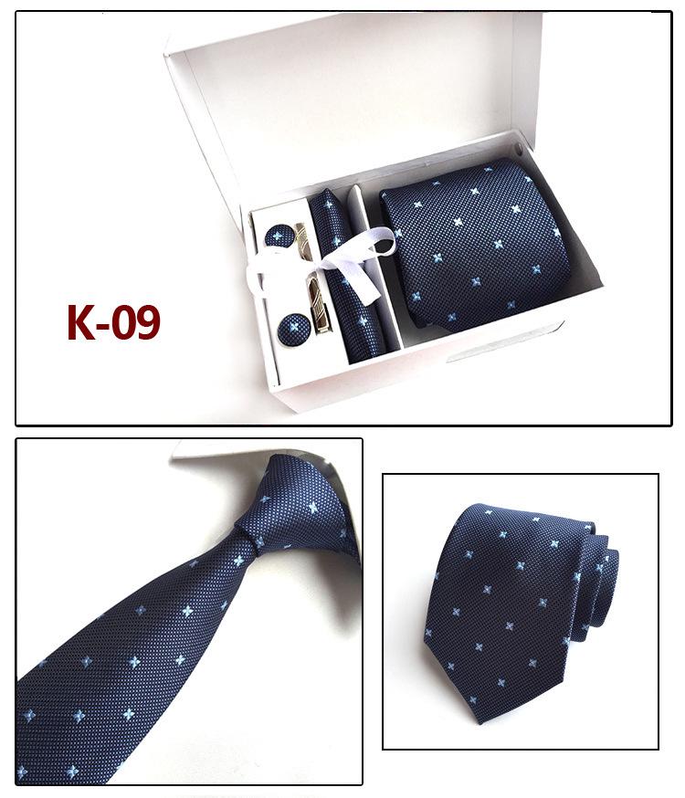 Herren-Krawatten-Geschenkbox 6-teiliges Set Gruppenkrawatte Business-Krawatte