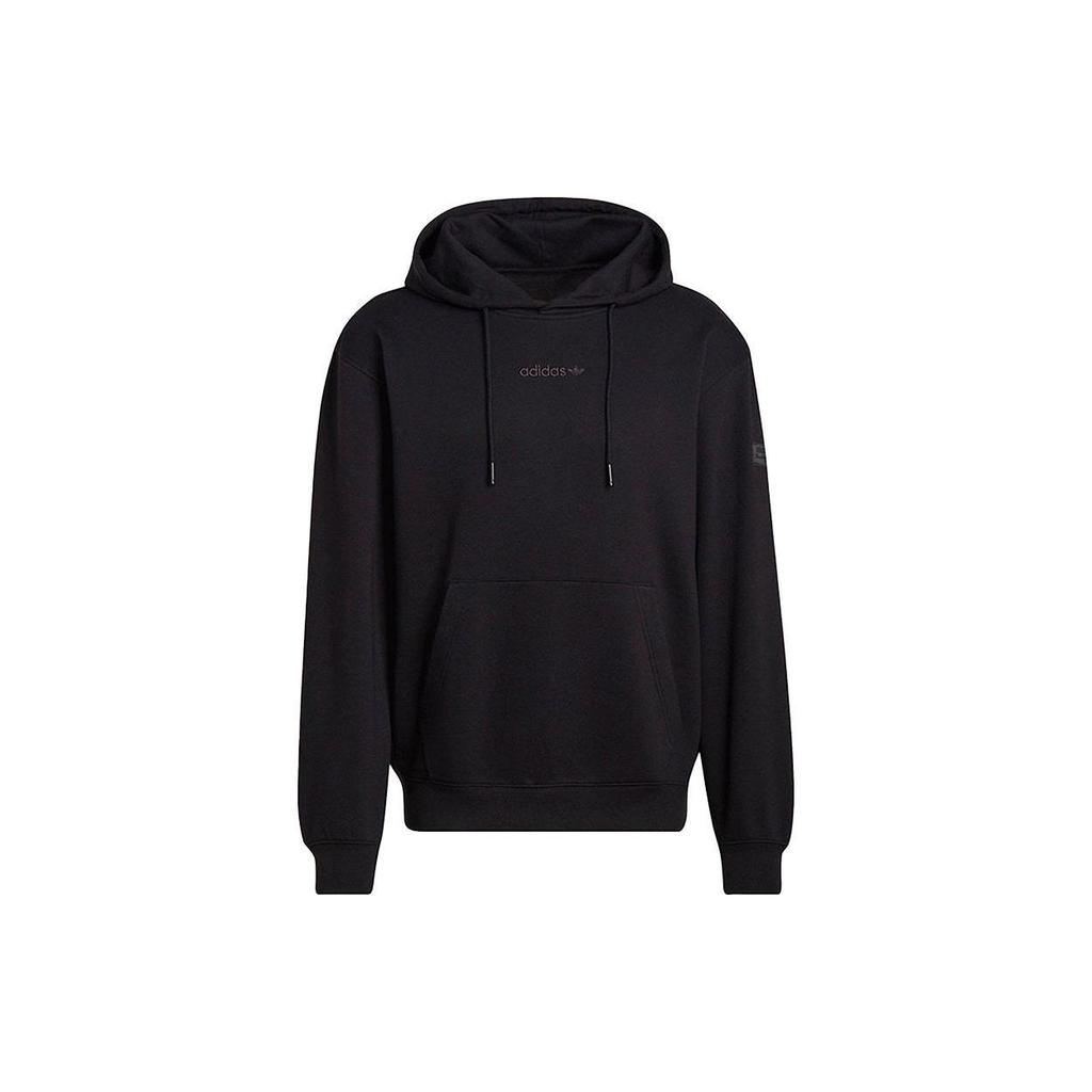 adidas Originals Sweatshirts Heren Zwart Met Capuchon Matig Normaal HM2655