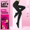 Korean Women's Black Pressure Slimming Tights - Base Layer Pantyhose Stockings for Spring and Autumn