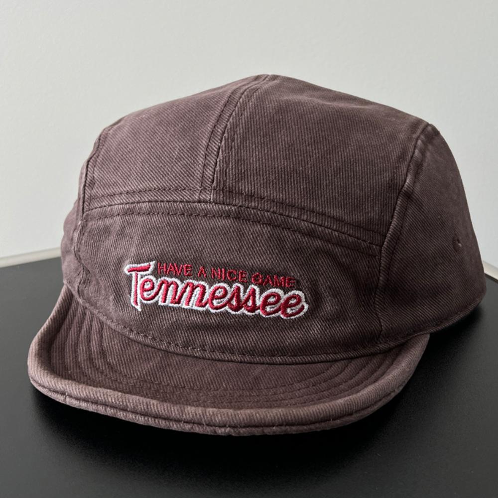 American Vintage Short Brim Baseball Cap Washed Soft Top Amekaji Trucker Hat Unisex Casual Daily Wear