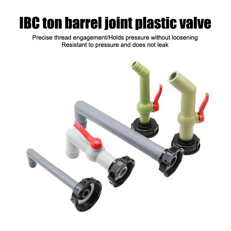 Ibc Tank Adapter Valve Fittings S60*6 Coarse Thread To 1/2 3/4 1" Water Tank Connectors Garden Hose Faucet Accessories