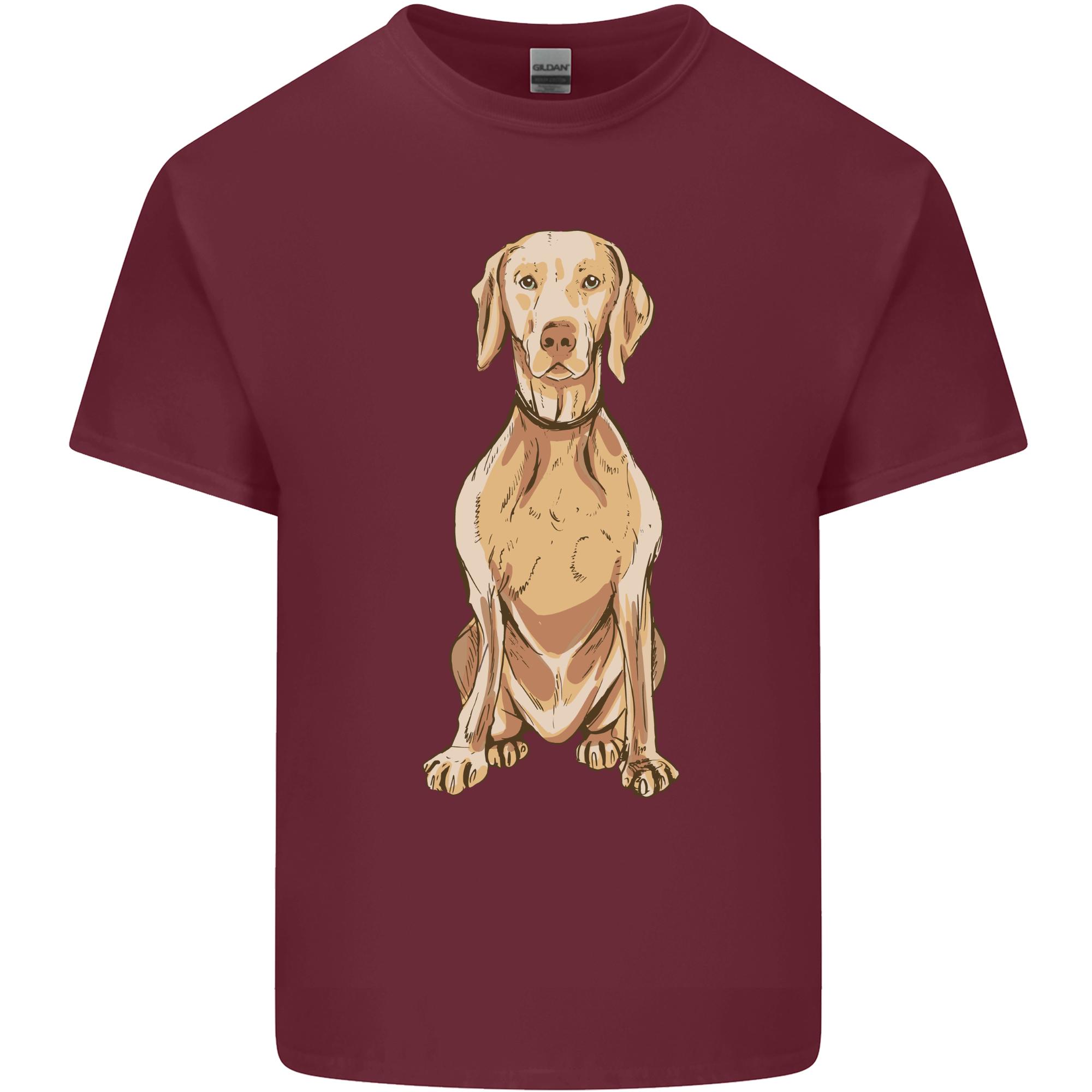 A Hungarian Vizsla Posing Dog Unisexs Light Cotton TShirt S