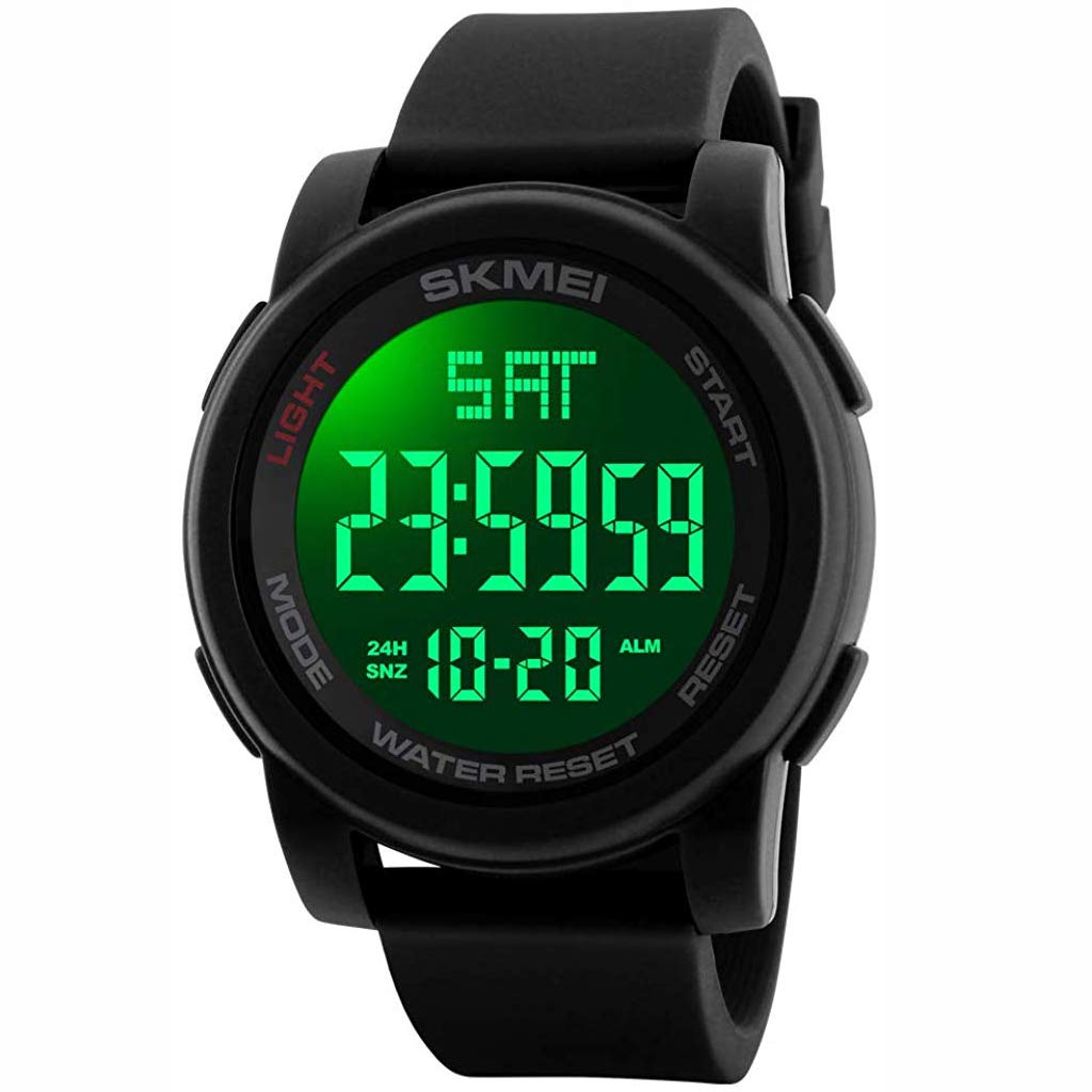 

Timever Digital Watch, Waterproof, Men s, Sports, Wristwatch, Multifunctional, Stopwatch, Alarm, Outdoor, LED Watch, Sports