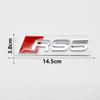 ABS Audi Samolepka na kufr a karoserii Auta 3D Samolepky odznaků na karoserii pro Audi A3 A4 A5 A6 A7 Q3 Sline TT RS3 RS4 RS5 RS ABS Samolepka