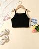 Girls' Trendy Solid-Color Casual Versatile Camisole – Summer Style (Single Piece)