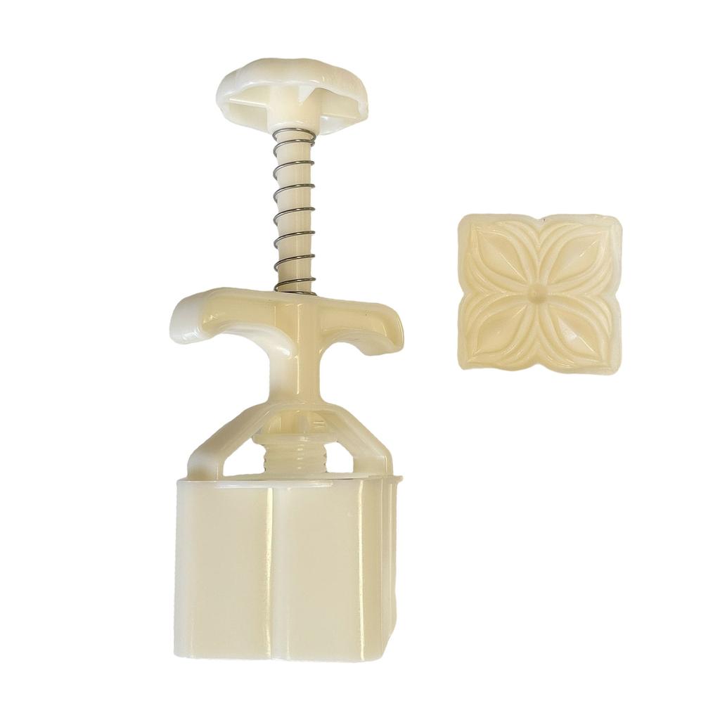 Square Flower Pattern Moon Cake Molds MidAutumn Festival Moon Cake Maker Cookie Stamps Hand Pressure Bakings Tool