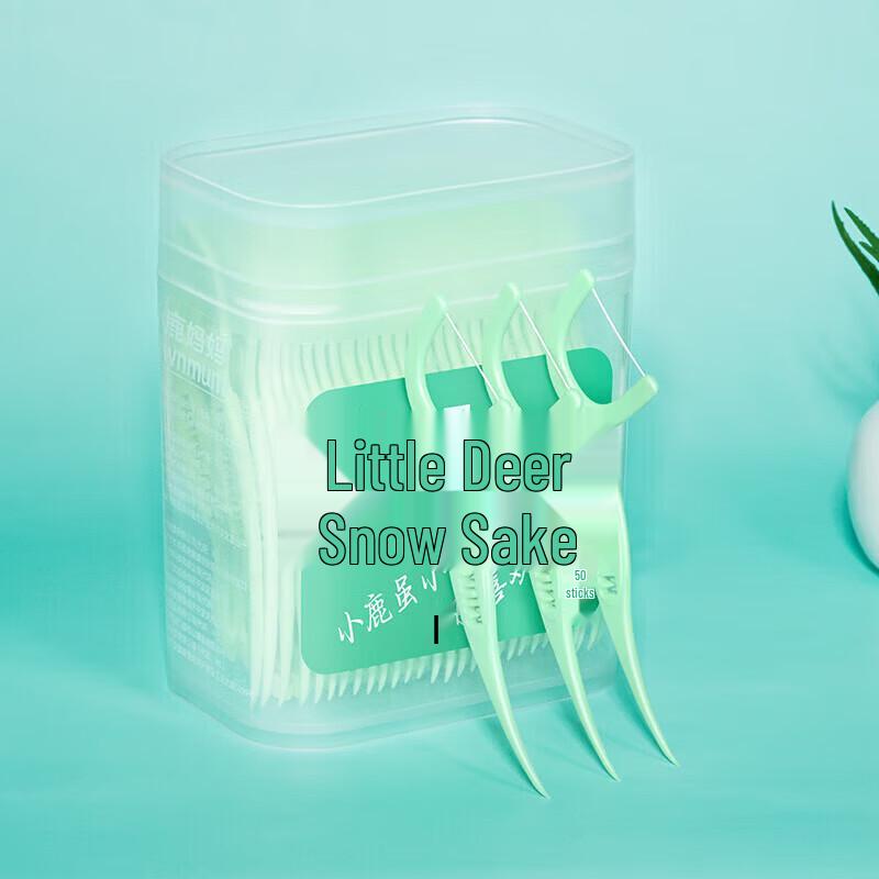 Little Deer Mom High-Fine Disposable Dental Floss Picks