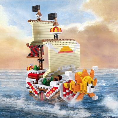 DIY Navigation Ship Building Blocks Toy Ship Decoration Educational Toy Gifts for Boys and Girls