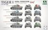 Takom Tiger I Velmi raný modelářský set Plastikový modelářský set TKO2197 1/35 4-v-1 (Nádrž)