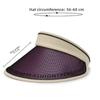 UV Protection Empty Top Visors UPF50+ Beach Hat New Women's Hat  for Outdoor Beach