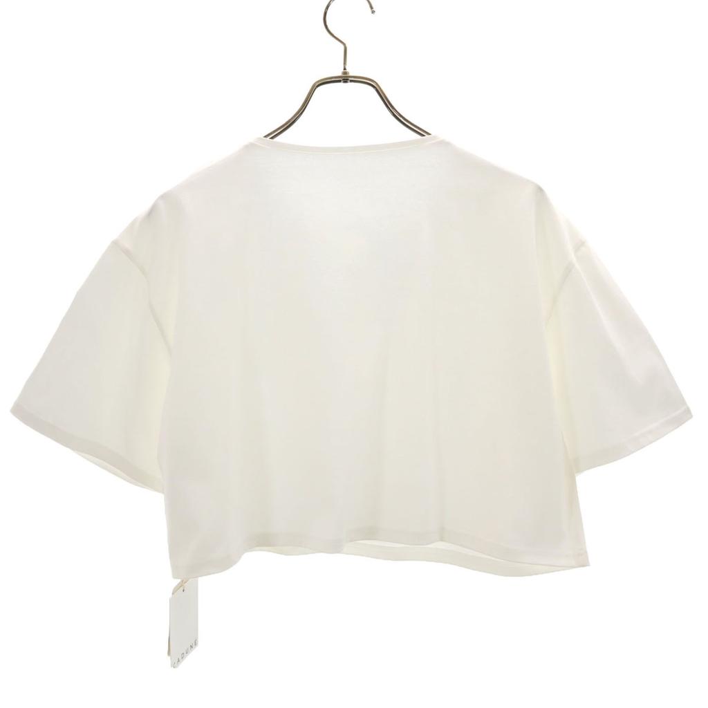 Unbenutzt CADUNE made in Japan Kurzarm Einfarbig kurz geschnittenes T-Shirt Damen Gebraucht