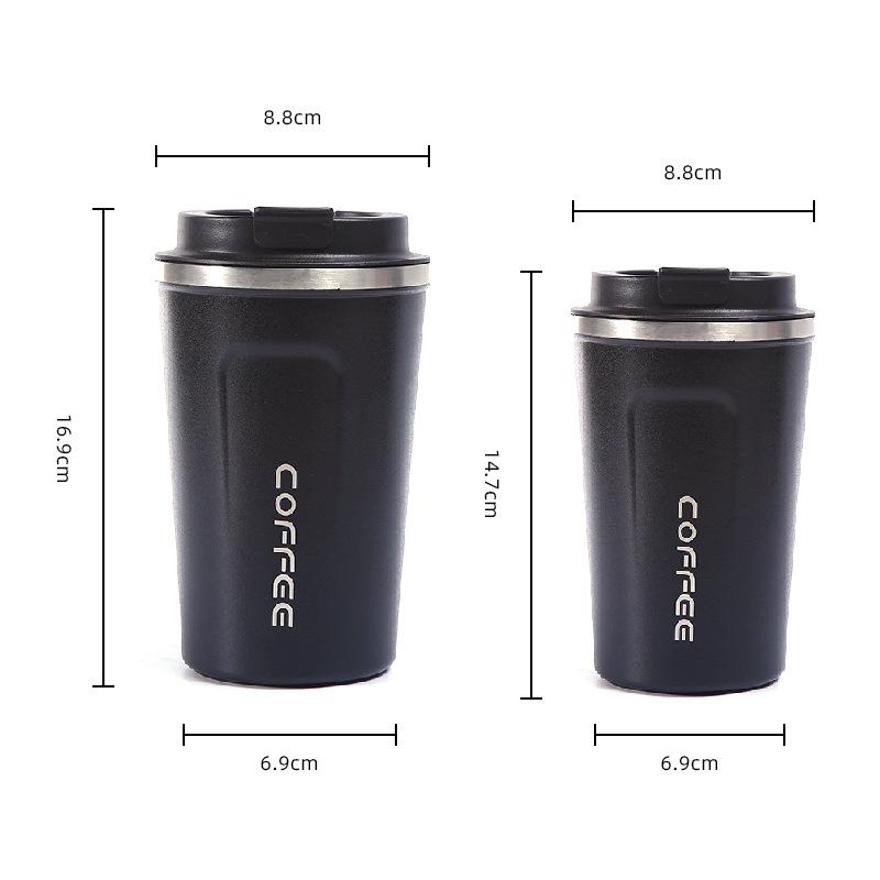 380/510ML Thermos Water Bottle Car Coffee Cup Keeps Cold and Heat Thermal Mug Stainless Steel Thermo Bottle Sports Water Bottles