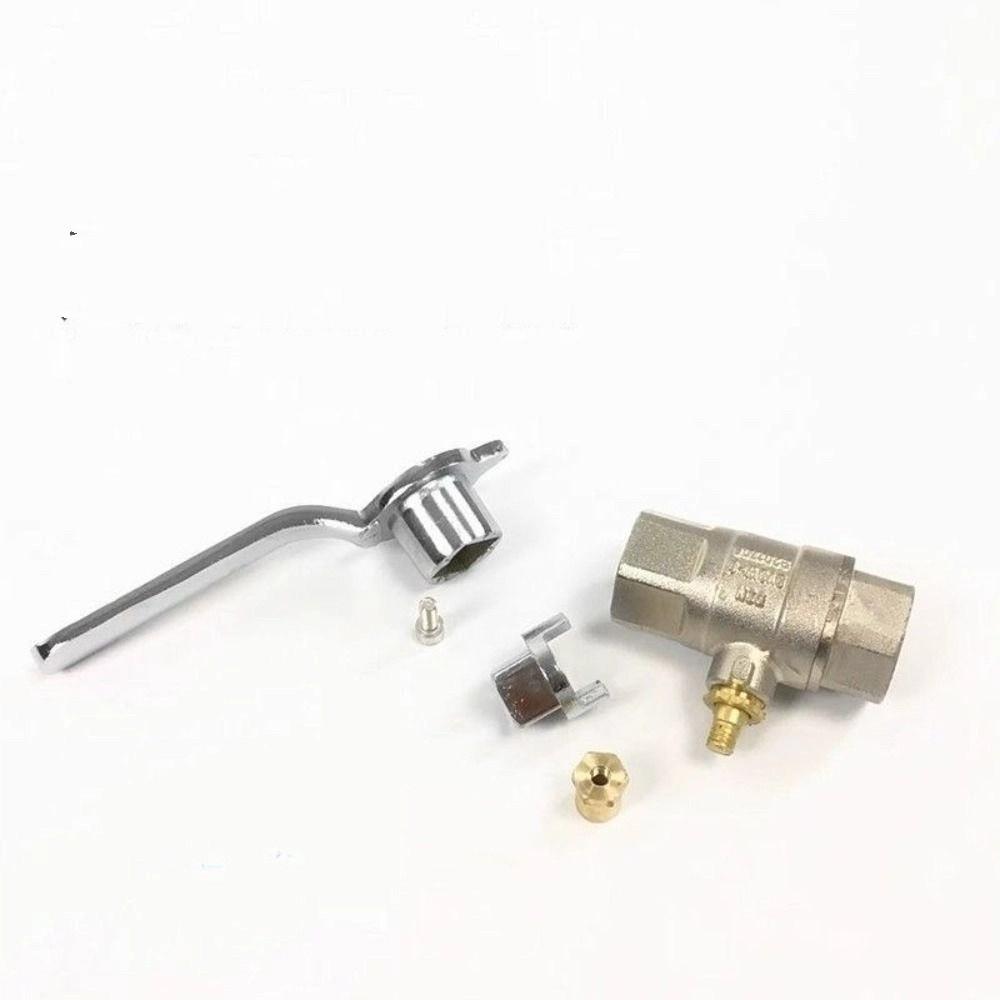 Copper Ball Valve Gas Stove Valve Handle Stainless Steel Stove Front Valve  Gas Fire Stove