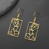 My Shape Charming Beauty Earrings for Women Girls Stainless Steel Fascinating  Shapely Beauty Drop Earrings Fashion Jewelry Gift