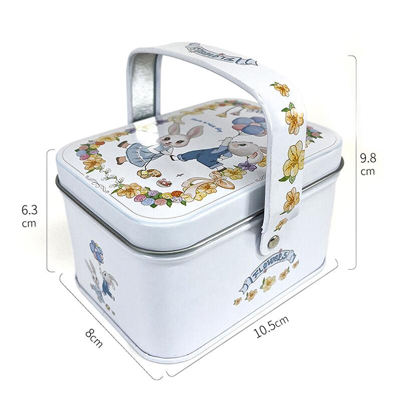 1 st Vintage Liten Resväska Förvaringsburk Metall Godisask Presentask Kexpresentask Diverse Förvaringsburkar