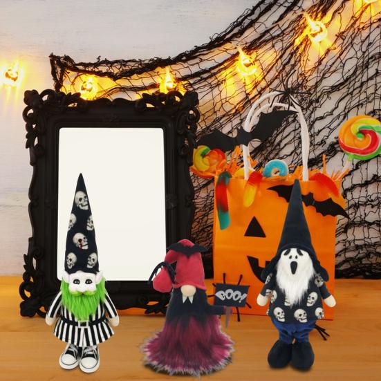 Halloween Gnome Countdown Calendar 2025 Holiday Advent Calendar with Collectible Gnome Figures for Teens Adults Kids