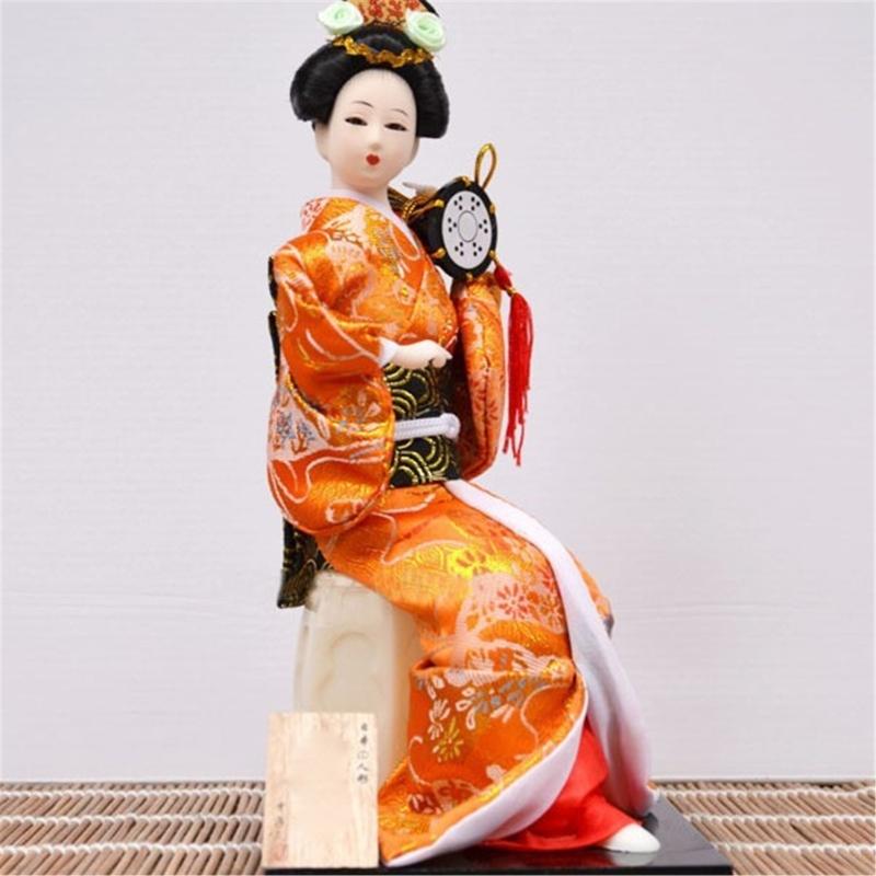 12Inch Handmade Kimono Dolls Ornamentation Ideal For Japanese Cuisines Restaurants And Home Room Authentics Decors