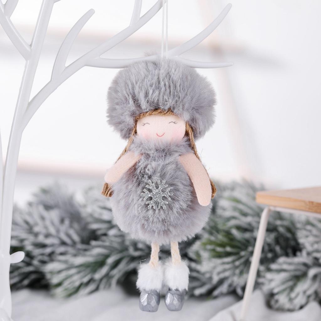

1Pc Pink Cute Angel Doll New Year Gift Xmas Tree Drop Ornament Noel Christmas Decoration For Home Kids Natal Navidad Decor