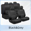 New 5Seats Full Set Car Seat Covers Auto Seat Decoration Rear Front Auto Seat Cover Car Cushion Protector Case Cover