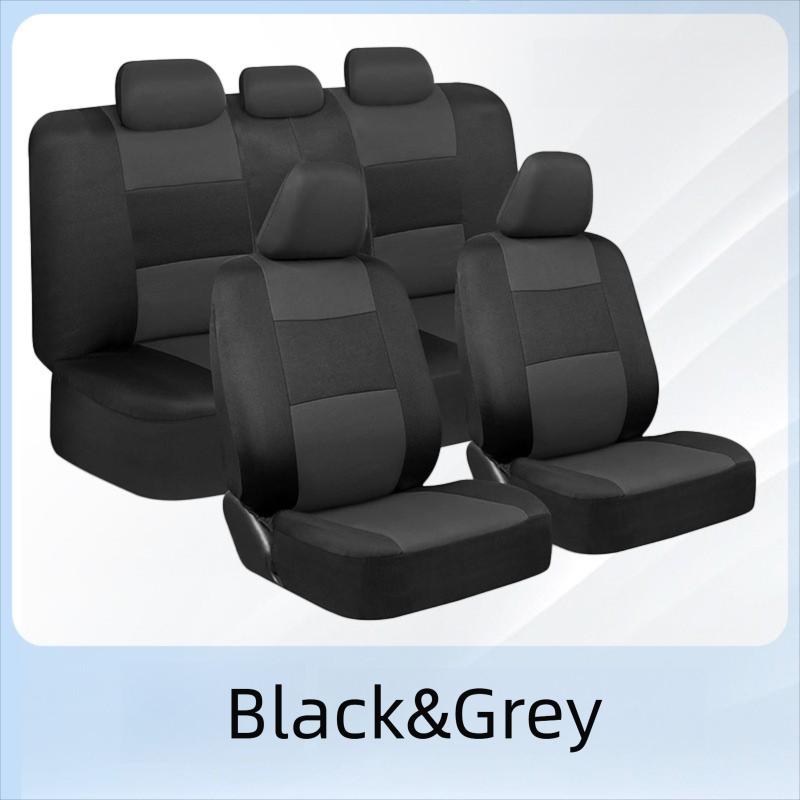 New 5Seats Full Set Car Seat Covers Auto Seat Decoration Rear Front Auto Seat Cover Car Cushion Protector Case Cover
