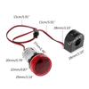 22mm AC50-500V 110V 220V Ammeter Voltmeter HZ Hertz Frequency Meter Digital Current Voltage Amp Signal Light LED Lamp Indicator