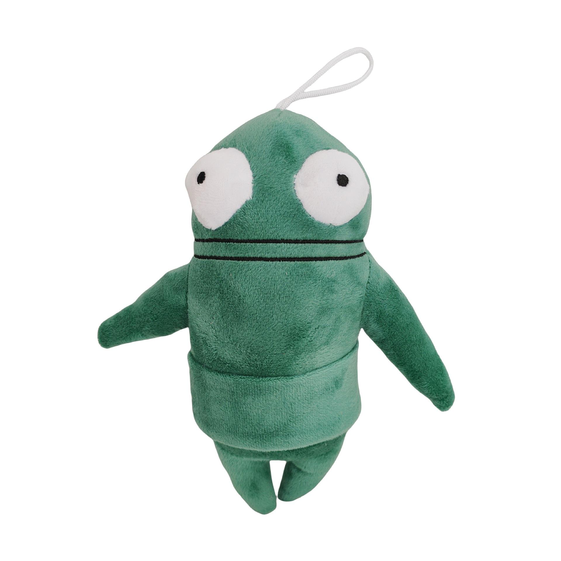 

Repo Plush Doll Surrounding Cute Mailbox Man Doll Holiday Gift Mailbox Man Plush Toy 22cm 76g темно-зеленого