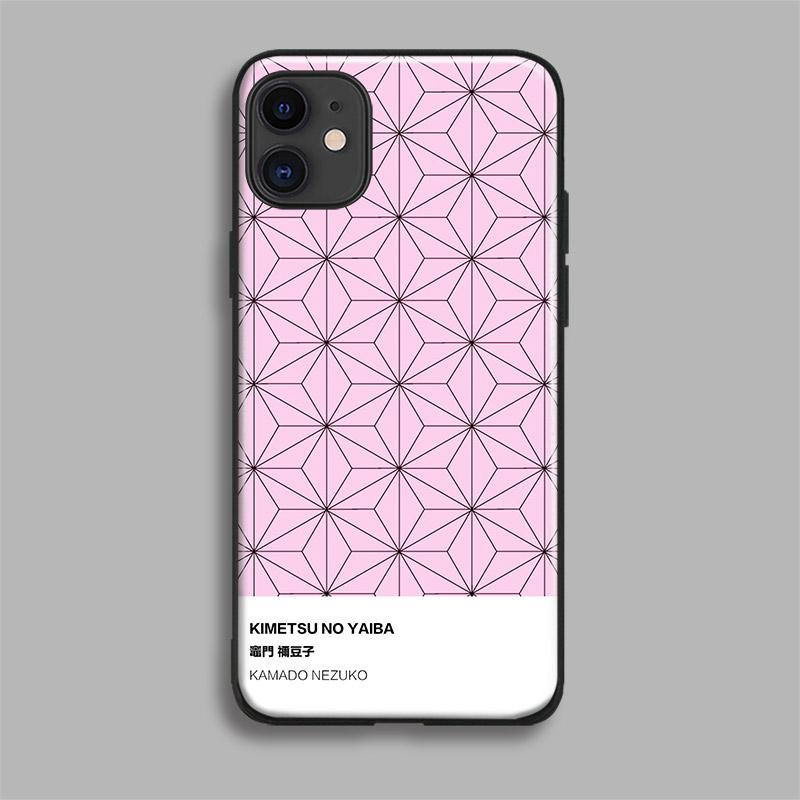 

Чехол для телефона Demon Slayer Kimetsu no Yaiba Design, силиконовый стеклянный чехол для Apple iPhone 6s 7 8 Plus X XR XS 11 12 13 mini Pro MAX iPhone 13Pro Max&Tempered Glass Case