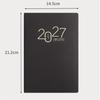 High Quality A5 2027 Planner with Monthly&Weekly Plan Pages Efficiency Agenda Book English English Planner School Office