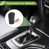 Car Gear Shift Knob Cover for Nissan Altima 2008-2012 Black Red Faux Leather