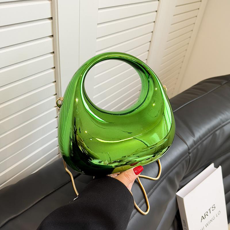 Evening Clutch Bags for Women Luxury Designer Purses and Handbags Golden Wedding Dinner Party Round Handle Wrist Bag