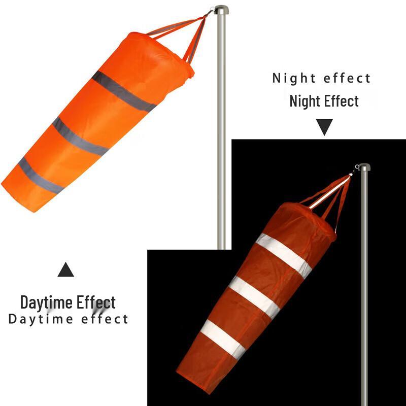 Elangyan Outdoor Reflective Fluorescent Wind Sock & Vane