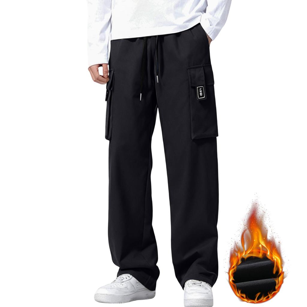 Men's  Leisure   Loose   Drooping  Sensation  Straight  Cylinder  Workwear  Trousers