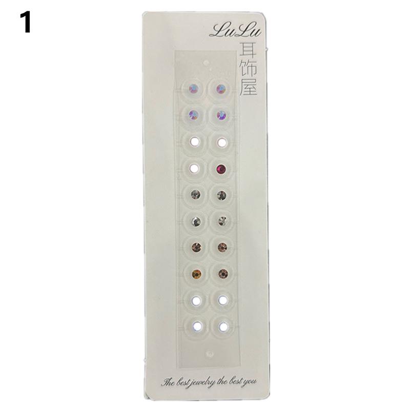 

20 Patches Butterfly Flower Shape Crystal Ear Seed Acupuncture Auricular Disposable Ear Stickers Massage Therapy Needle Patch